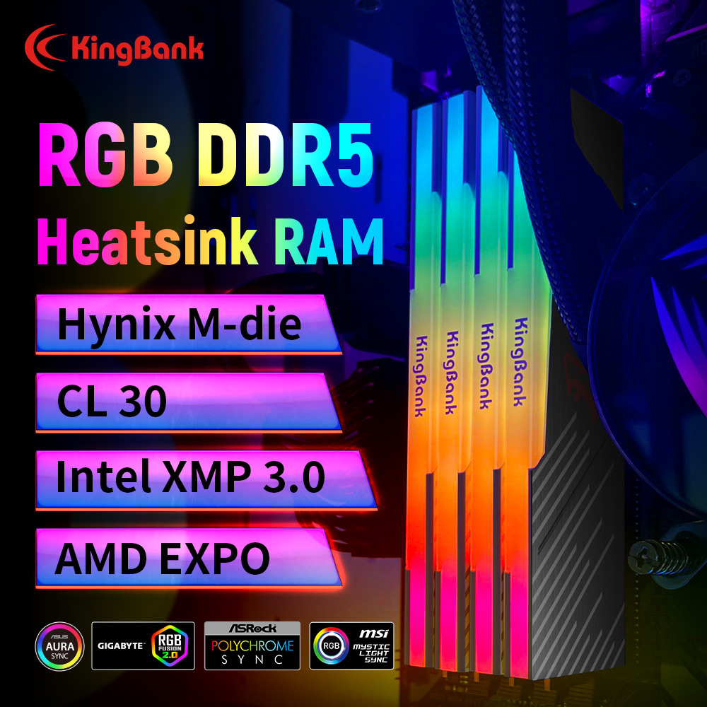 KingBank KRRB DDR5 RGB SoarBla - огляд і ціна Ddr5 64Gb